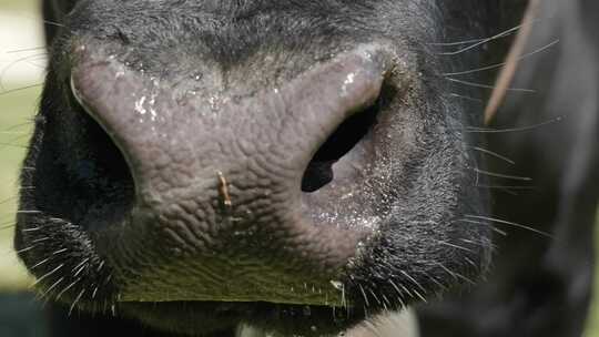 牛，牛，鼻子，黏糊糊的