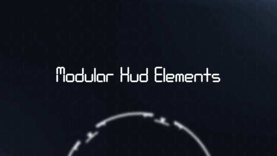 动感未来高科技HUD元素AE模版AE视频素材教程下载