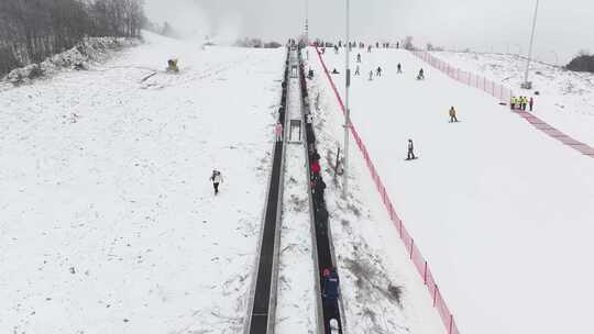 滑雪场制雪 喷雪机 雪道