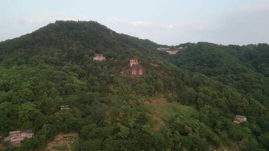 航拍重庆涂山景区