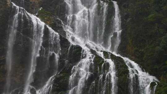 瀑布流水水资源视频素材模板下载