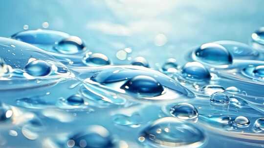 微距水滴特写素材