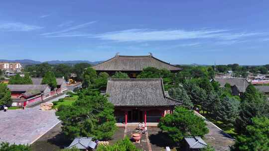 辽宁锦州义县奉国寺辽代古塔古建筑