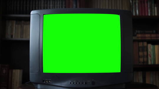 老式电视绿屏