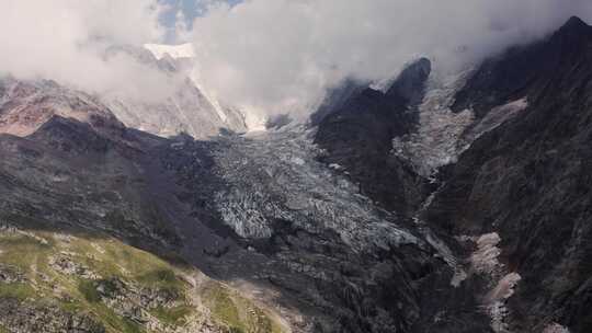 4k风景航拍西藏冰川合集