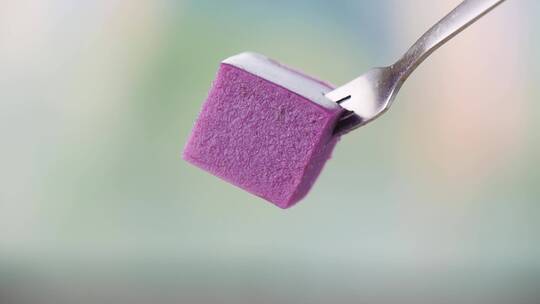 紫薯糕素材