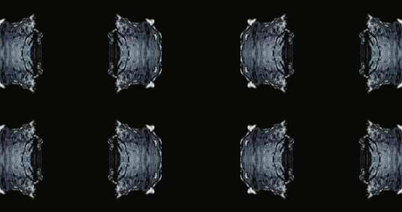 030 4K暗黑迷幻几何运动背景