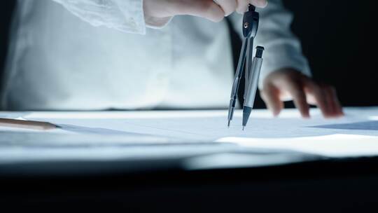 设计师建筑设计工业绘图画图图纸建筑规划