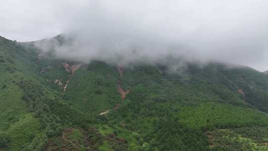 蓟州区山区附近雨后航拍