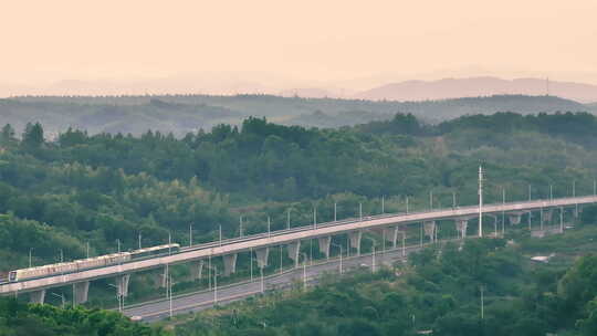 长沙地铁3号线航拍