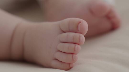 婴儿脚丫1视频素材模板下载