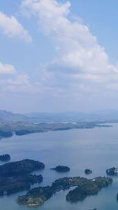 旅游景区湖北三峡试验坝竖屏航拍