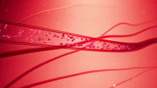血液红细胞血管流动