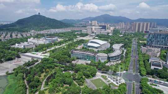 湖州大景 湖州大剧院 湖州图书馆