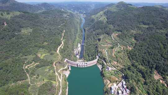 祖国大好河山青山绿水凤凰长潭岗风景区