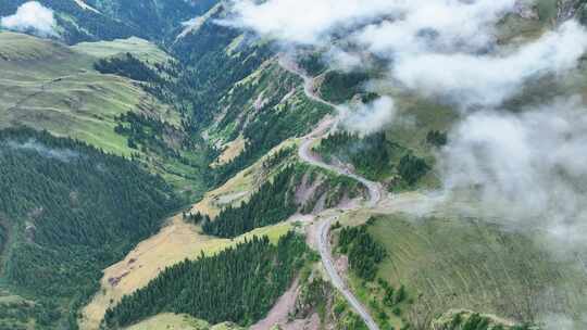 云雾盘山公路