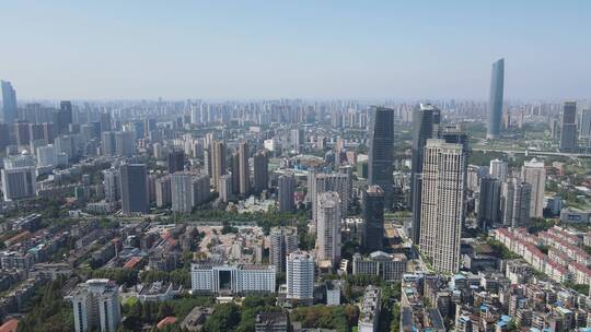 湖北武汉城市风光金融中心