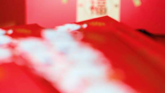 龙年过年新年红包特写春节节日喜庆