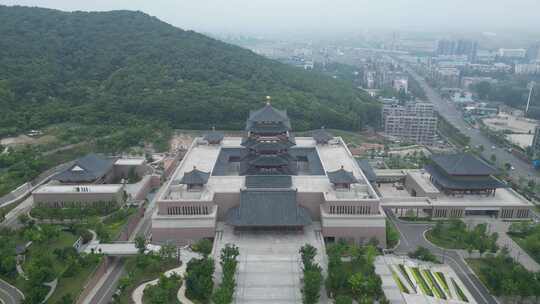 航拍湖北襄阳博物馆新馆