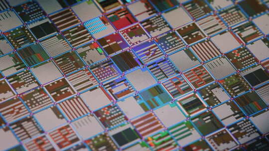 4k工业高科技精密智能芯片硅基片