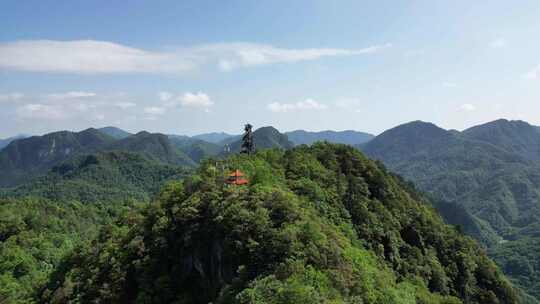 湖北神农架天燕景区航拍