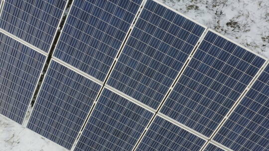 太阳能电池板发电厂视频素材模板下载