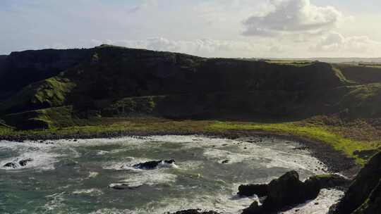 巨人堤道，北爱尔兰，英国，海岸