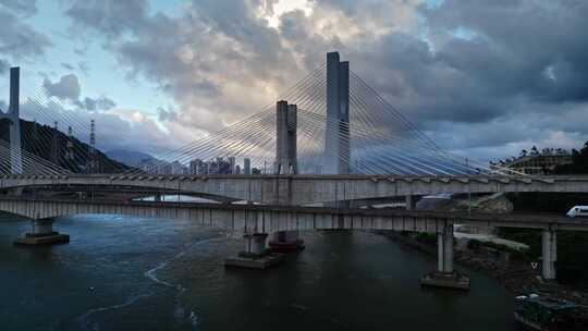 福州乌龙江大桥航拍4