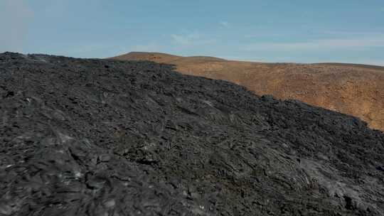 熔岩，火山，熔融，空中