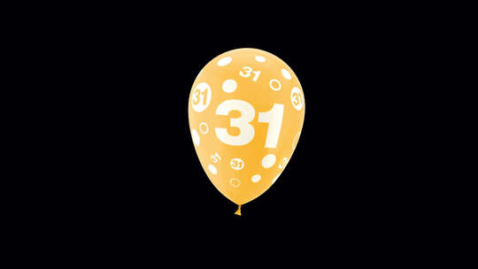 31号彩色氦气球