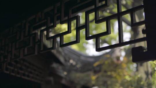 【空镜】4K江南建筑-古典园林-长廊-log原片