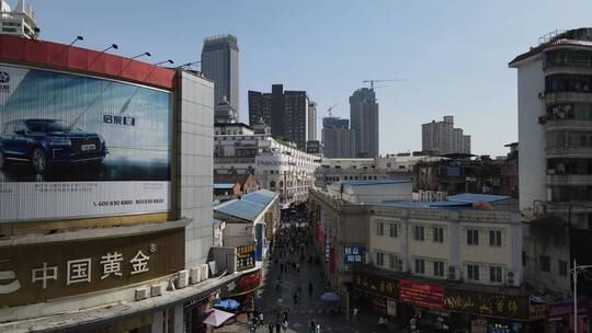 航拍广西南宁城市宣传片地标建筑