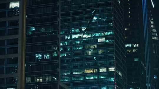 深圳城市高楼夜景办公楼420