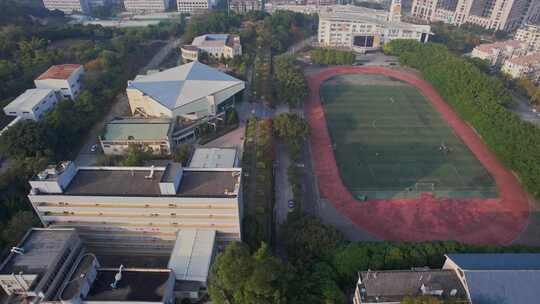 航拍福建莆田学院视频素材模板下载