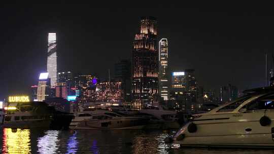 香港维多利亚港夜景