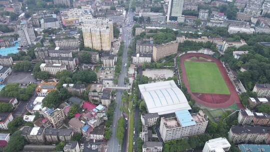 湖北城市风光旅游景点航拍