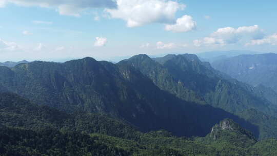 神农架神农顶风景区航拍原始素材