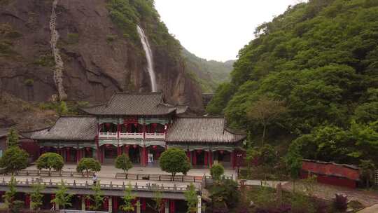 六安市大别山风情谷风景区航拍视频素材