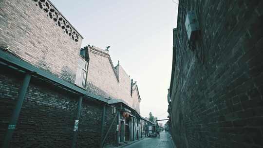 古城的老街道小巷街景