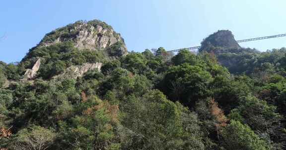 秀丽的浙江台州琼台仙谷风光