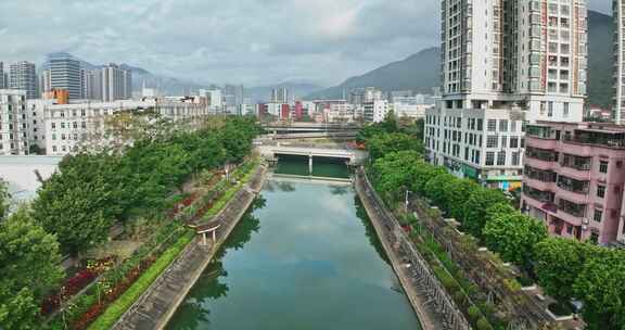 盐田河深圳河道深圳水系0854