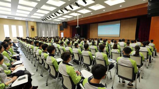 学生开大会镜头合集视频素材模板下载