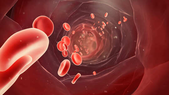 三维血管红细胞流动镜头感强