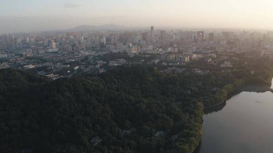 杭州宝石山日出