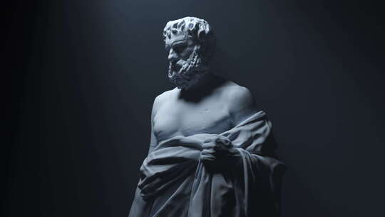 古希腊哲学家雕像