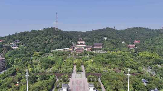 湖北鄂州西山古灵泉寺航拍