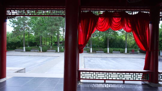 武汉硚口区园博园北京园风景