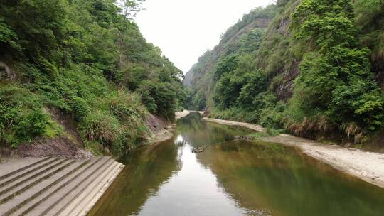 旅游景区福建泰宁5A景区上清溪航拍