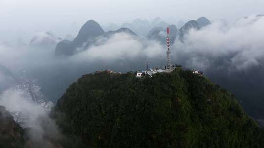 山云雾生态大自然森林晨雾山川山林雾