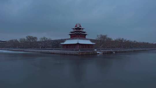 北京雪景 故宫天坛